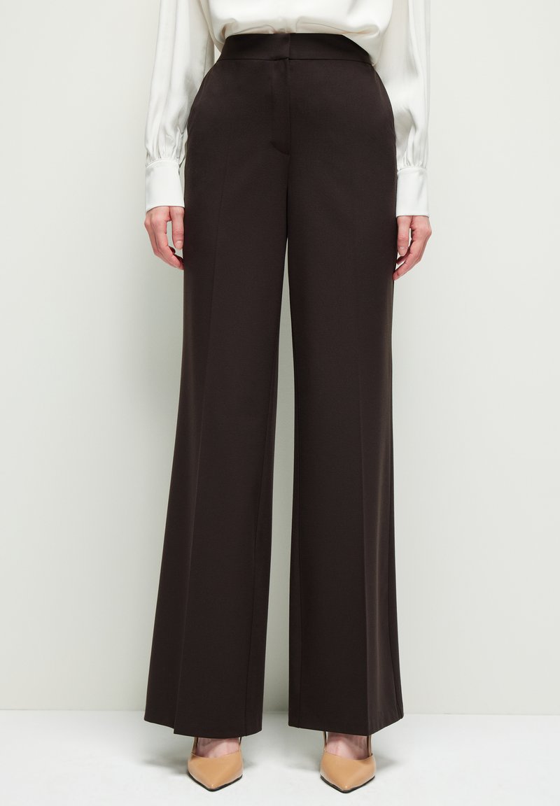 adL - WIDE LEG  - Broek - brown, Vergroten