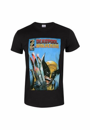 DEADPOOL 3 WOLVERINE REFLECTION - Print T-shirt - black