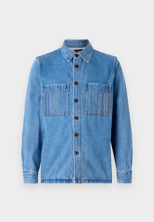 PS Paul Smith CASUAL FIT SHIRT JACKET - Veste en jean - blue