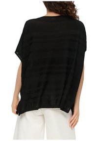 s.Oliver PONCHO - Poncho - schwarz