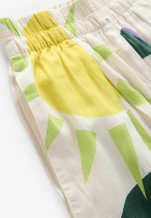 Next TALL - WIDE ELASTIC WAIST - Tygbyxor - white