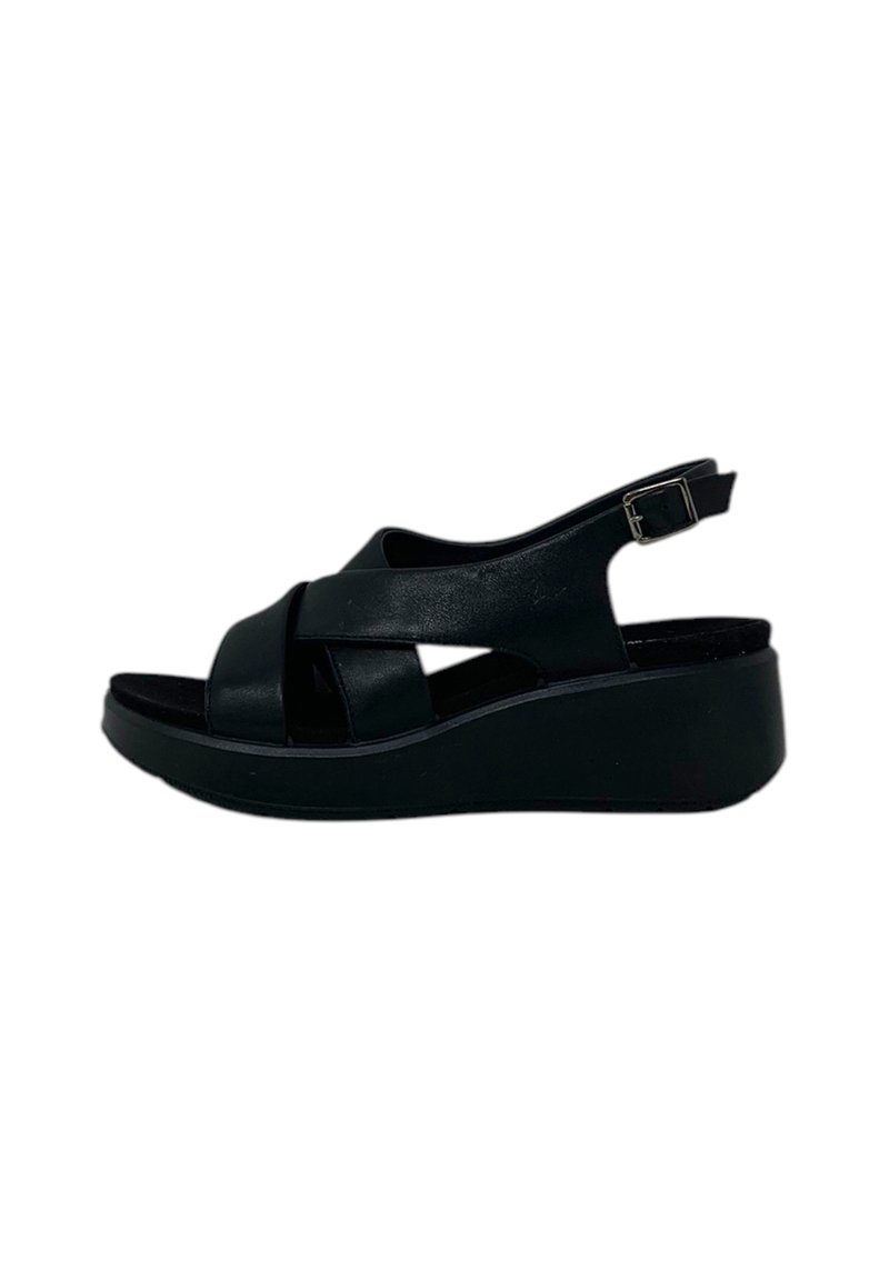 Enval Soft Sandali con plateau - black