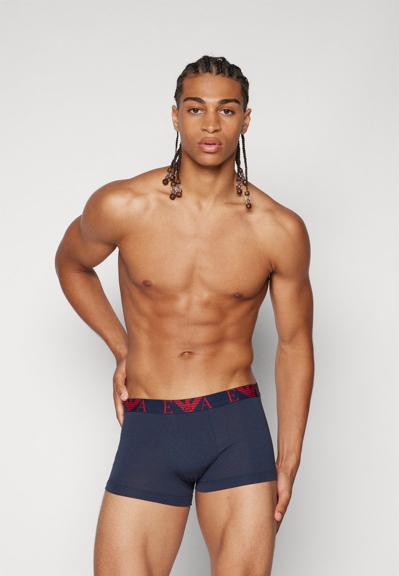 Emporio Armani TRUNK 3 PACK  - Uske bokserice - marin/rossolac/bian marin/lacqred/white