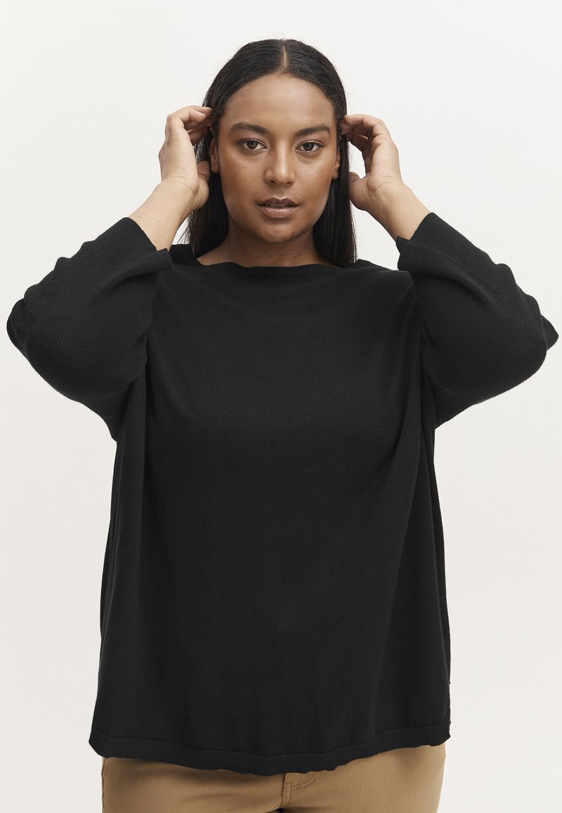 Pull Crop Femme Luxe - Noir - Taille S - Coupe Courte Et Stylée