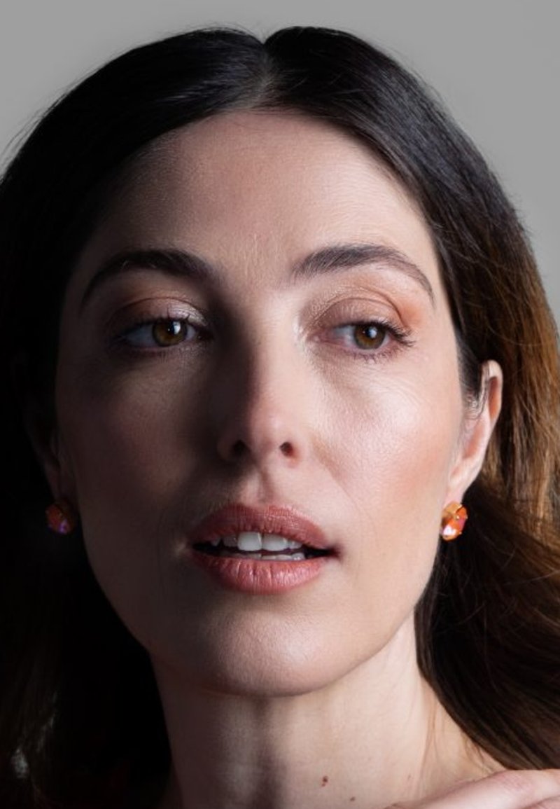 Otazu DROP  - Oorbellen - gold coloured and orange