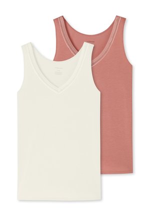 Schiesser 2-PACK - Undershirt - terracotta beige