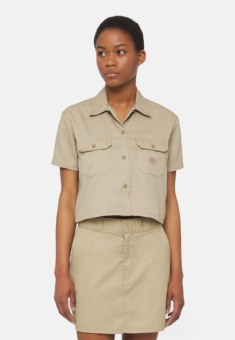 Dickies - WORK CROPPED - Hemdbluse - khaki, Vergrößern