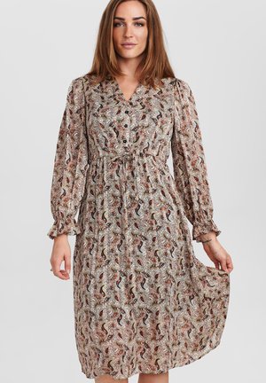 SIMNALLARIA - Day dress - walnut