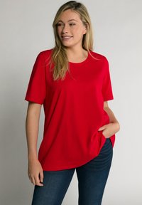 Ulla Popken RUNDHALSAUSSCHNITT - T-shirt basic - red