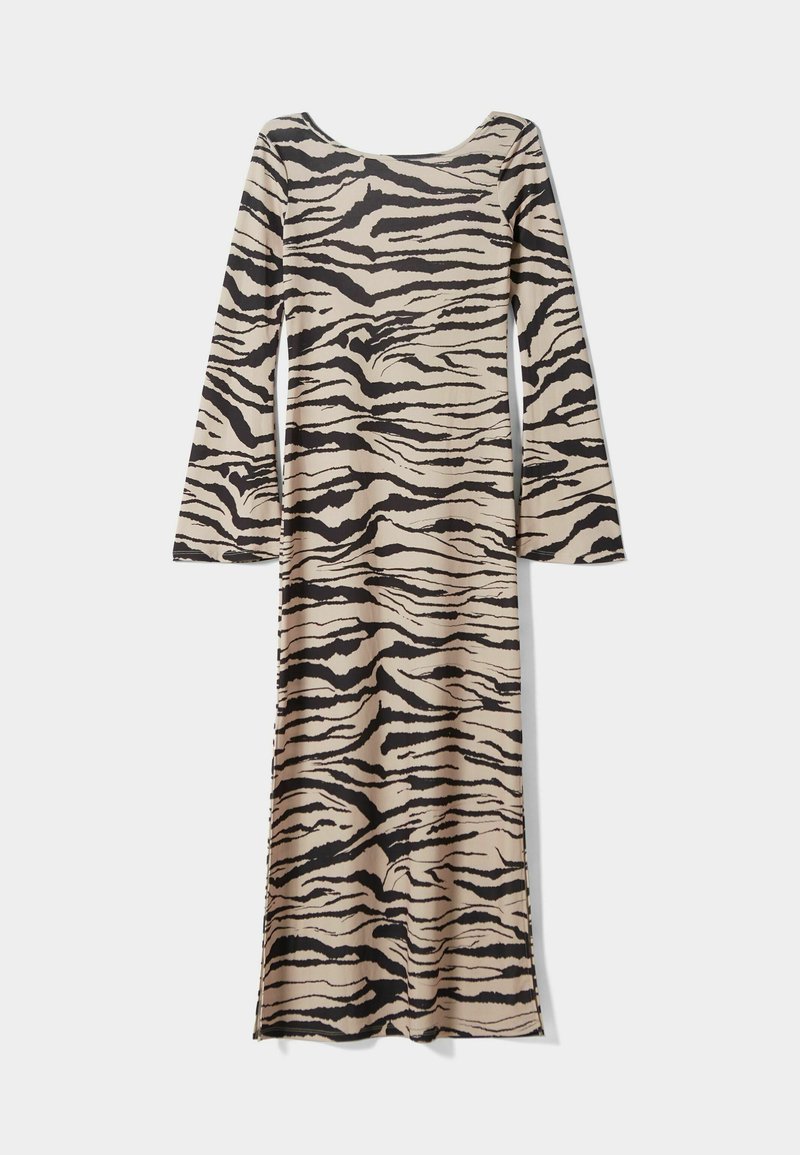 Bershka Jerseyjurk zandkleur
