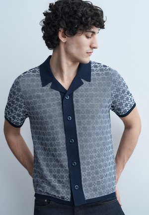 sandro CROSS - Πουκάμισο - navy