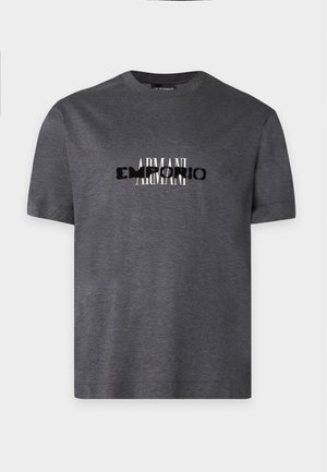 Emporio Armani, Trükipildiga T-särk - grey