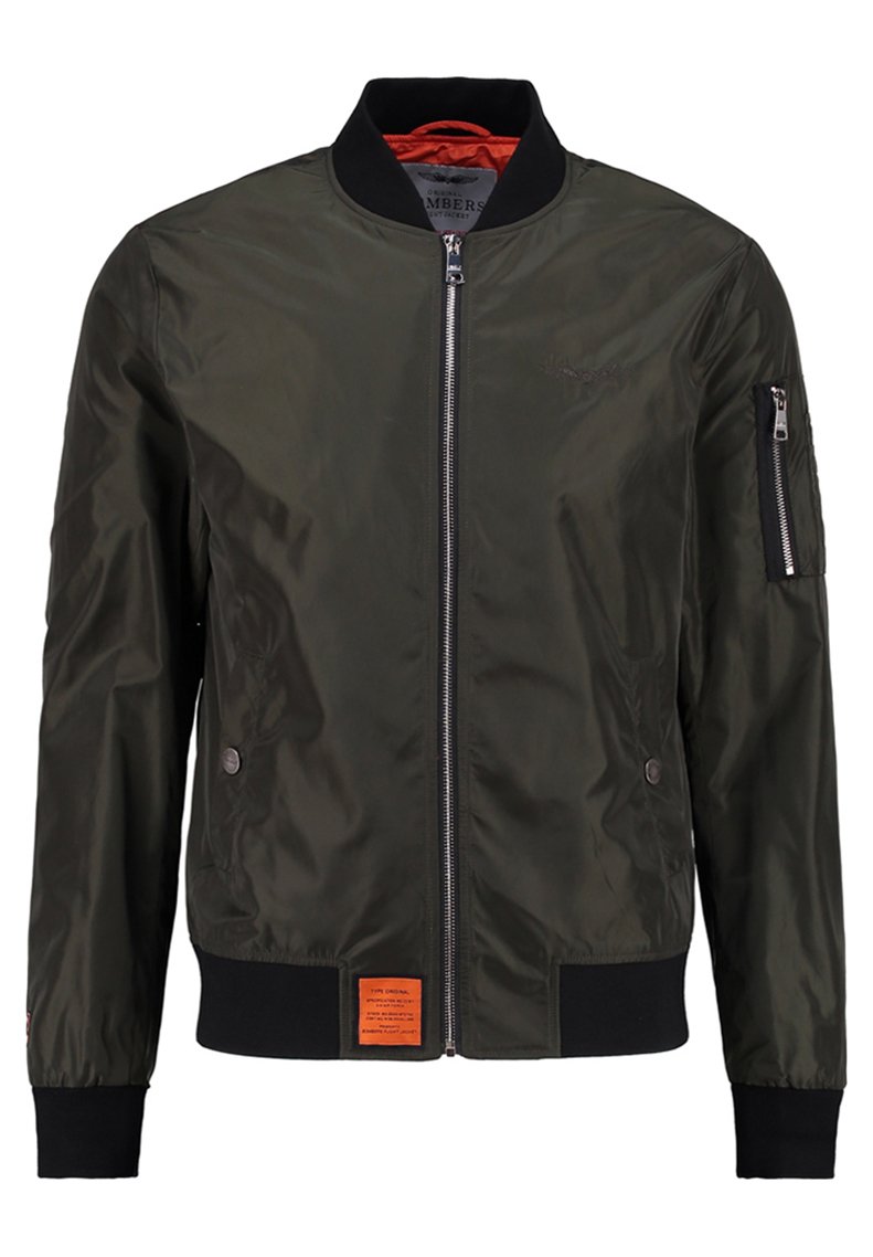 bombers gris homme