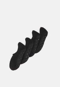 FEMALE COSY SNEAKER 4 PACK - Trainer socks - black
