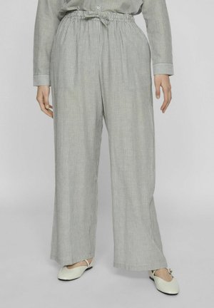 VILA HIGH WAIST - Nohavice - green milieu