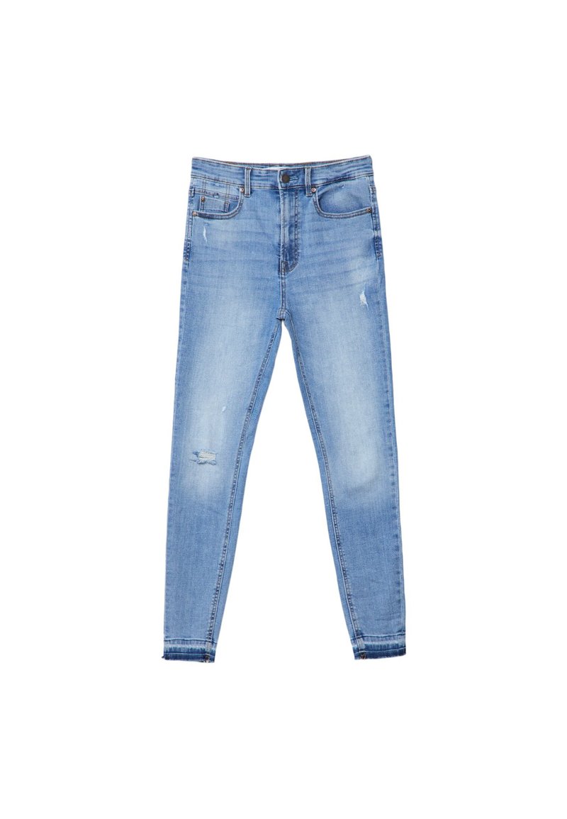 Stradivarius Jeans Skinny Fit blauw denim/bluedenim