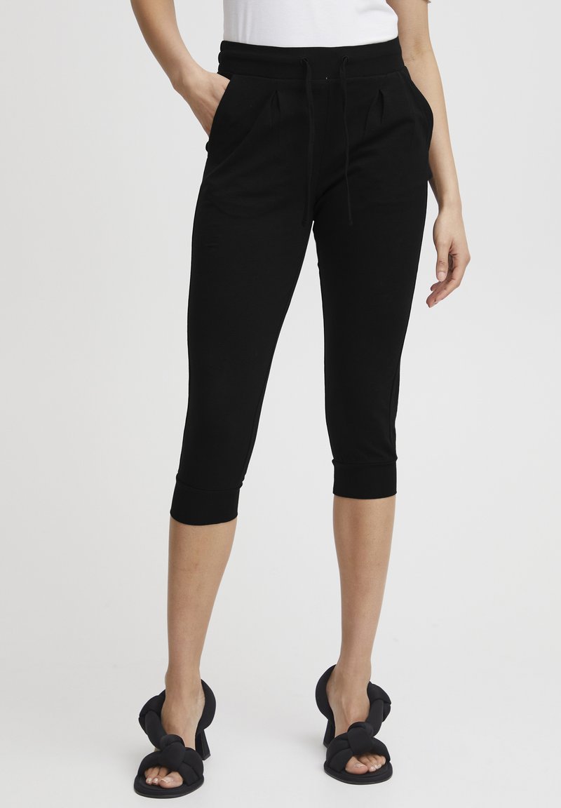 Bellivalini Yoga Legging Harembroek Dames 3/4 Stoffen broek Capri Trainingsbroek BLV50-283 (Fuchsia2, M
