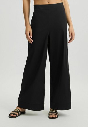 PALAZZO - Kalhoty - black