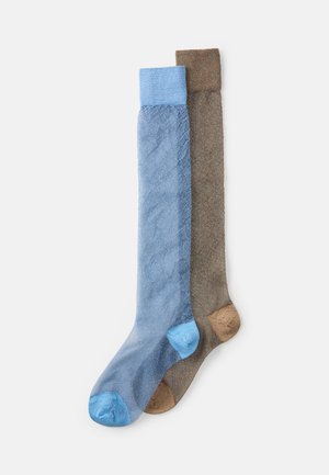 SHEER ME UP KNEE HIGH SOCKS 2 PACK - Knästrumpor - multi