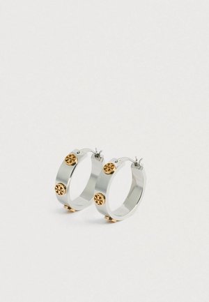 SMALL MILLER STUD HOOP EARRINGS - Σκουλαρίκια - tory silver-coloured/tory gold-coloured