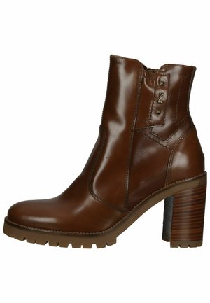 Botines de tacón - cuoio