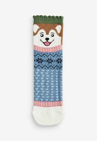 Next CHRISTMAS PATTERN 4 PACK.  REGULAR FIT - Strømper - dogs in jumpers
