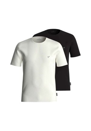 LOT DE 2 PACK - T-shirt basique - white black