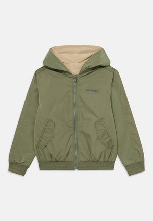 BLOUSON REVERSI - Veste légère - kaki/clair