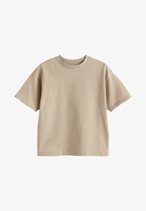 RELAXED SHORT SLEEVE - Camiseta básica - natural