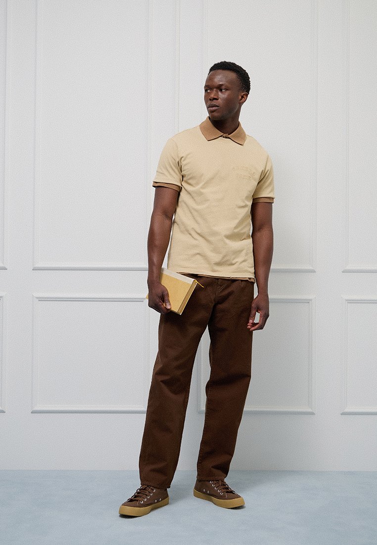 sandro T-shirt basic zandkleur