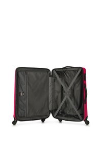 WITTCHEN MEDIUM SUITCASE WITH LUGGAGE TAG FROM ABS - Wheeled suitcase - pink