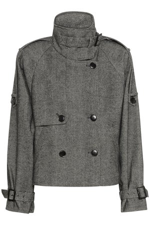 Gestuz AVIC SHORT JACKET - Light jacket - black/grey
