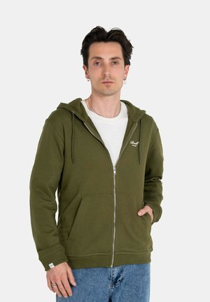 STAPLE TERRY - Zip-up sweatshirt - bracken green