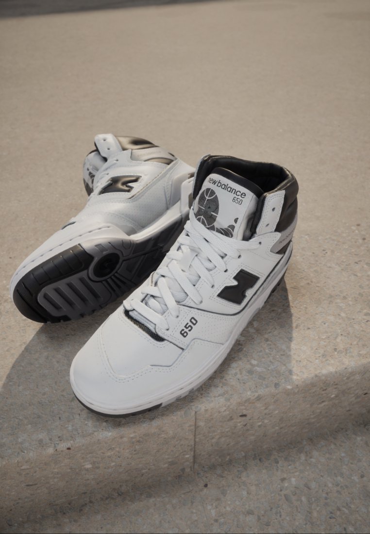 New Balance Sneakersy wysokie biały