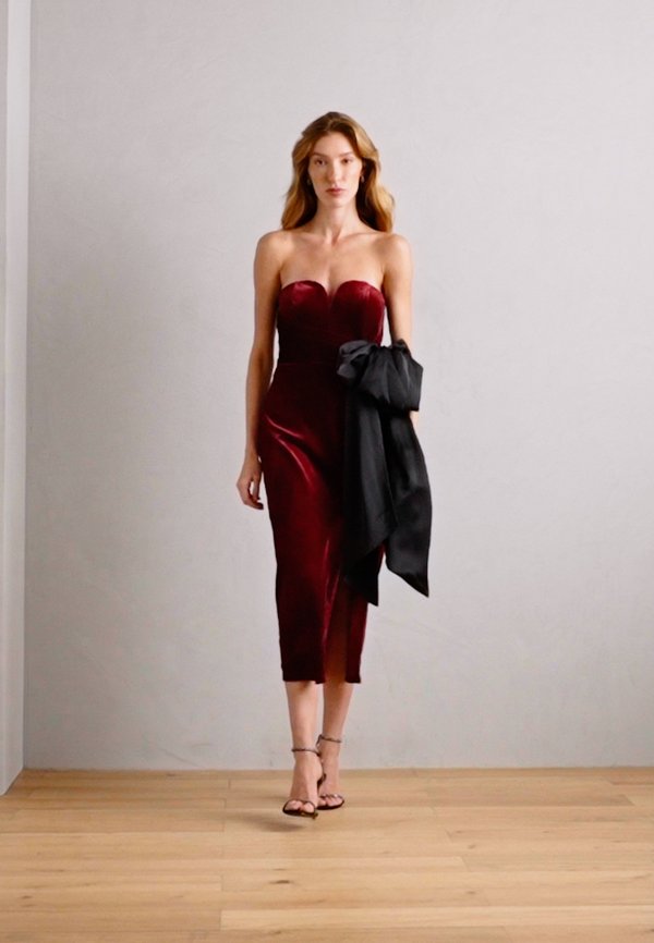 OLGA - Cocktail dress / Party dress - burgundy2