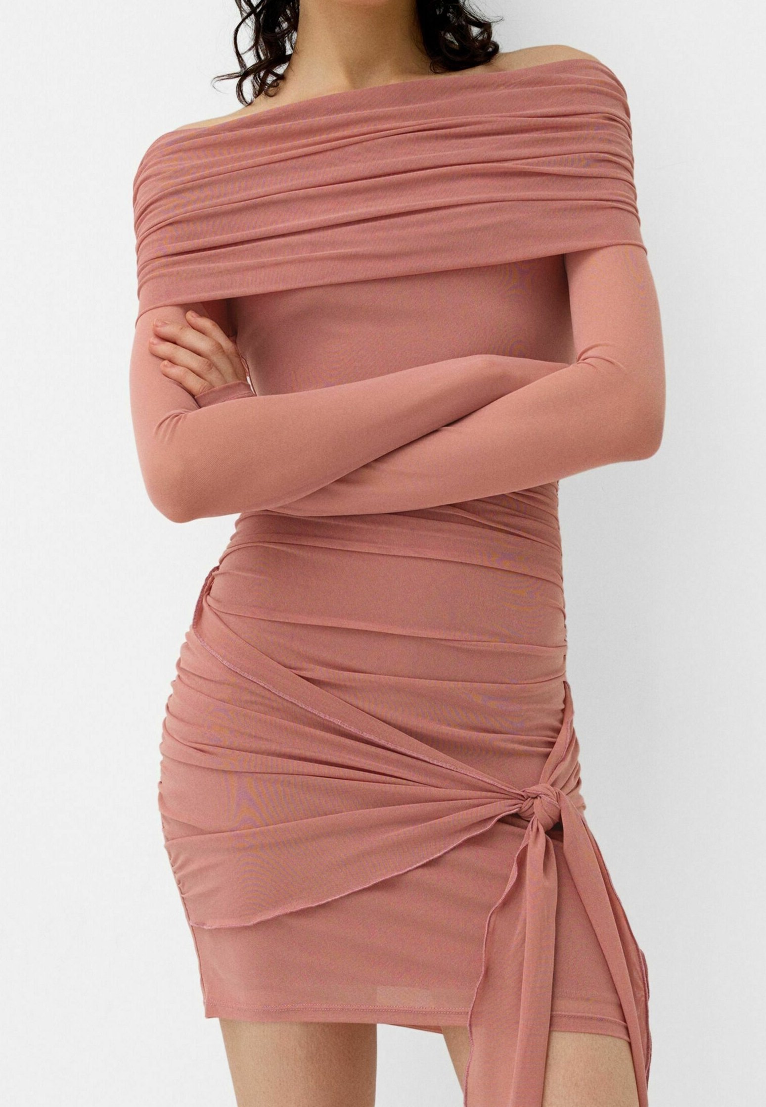 Bershka Shift dress - light pink - (Pre-owned) - Zalando.ie