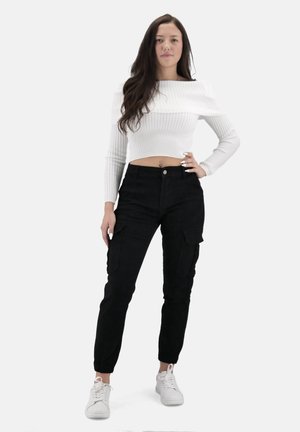 Pantaloni cargo - schwarz