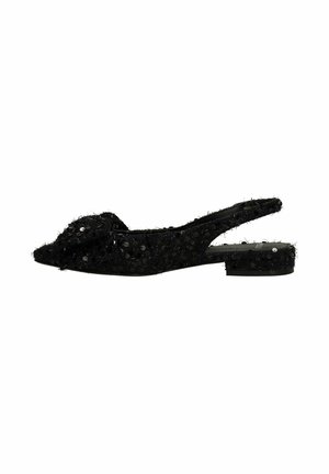 GLITZER - Slingback ballerina´s - schwarz
