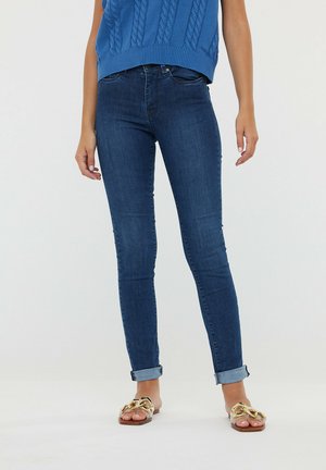 JANA - Jean slim - medium blue