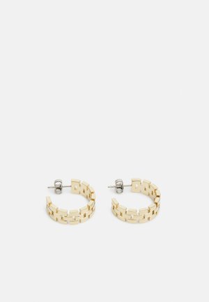 POLISHED OPEN EARRINGS - Korvakorut - gold-coloured