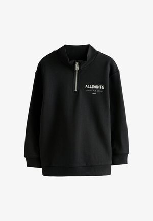 UNDERGROUND HALF ZIPPED - Športni pulover - black