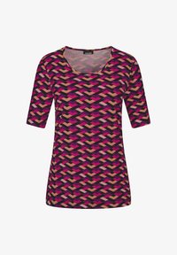 Unausgewählt, pink aubergine/peach patterned