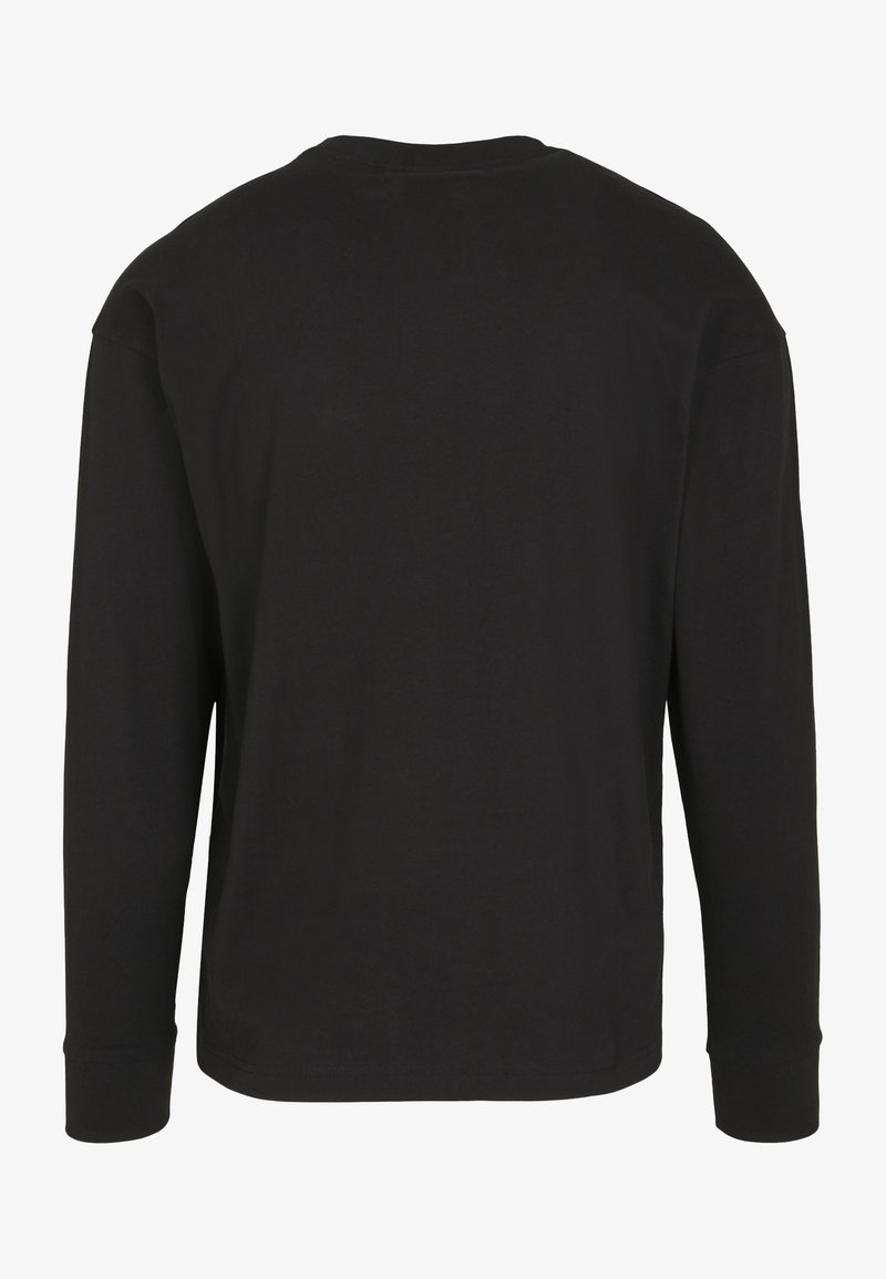 Urban Classics BOXY BIG CONTRAST POCKET - Majica z dolgimi rokavi - black