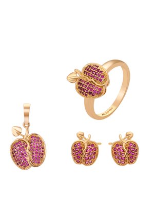 SET - Orecchini - rose gold  pink