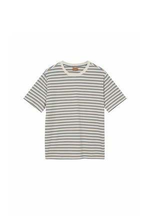 Mos Mosh Gallery, STRIPE O-SS TEE - T-shirt print - ecru