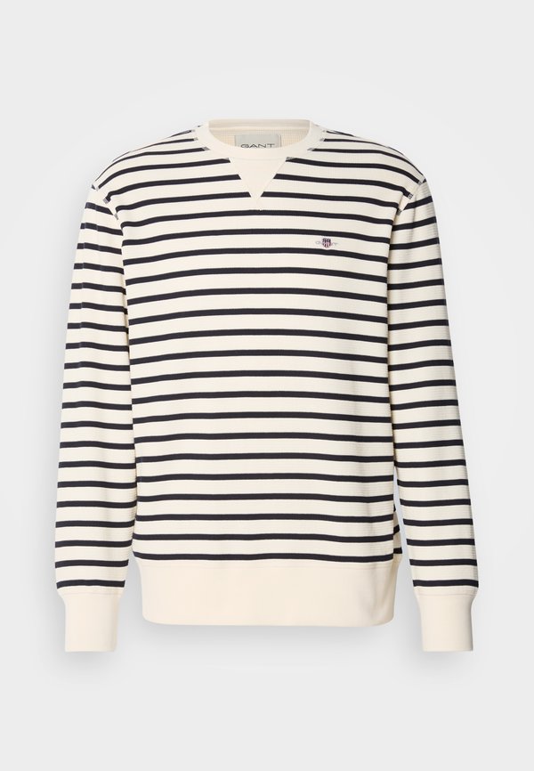 STRIPED C NECK - Sweatshirt - cream3