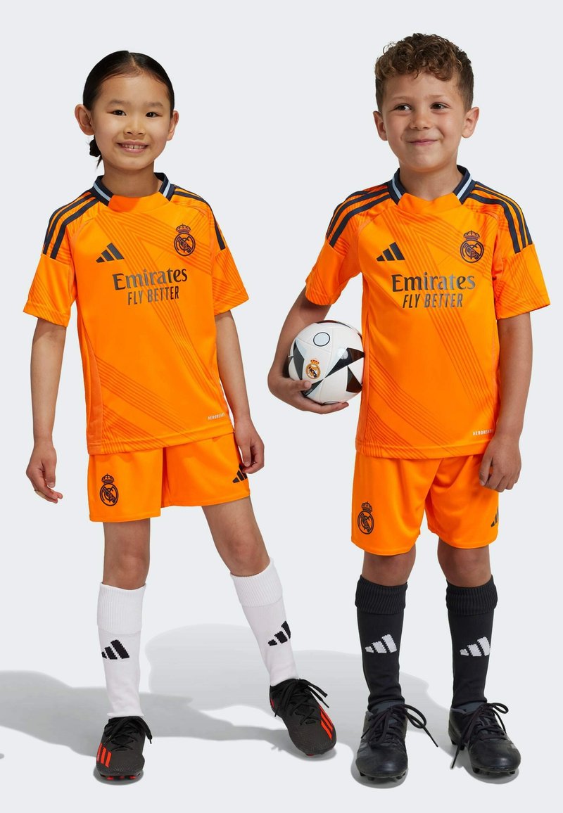 adidas Performance REAL MADRID 24/25 AWAY KIDS - Pantalón corto de deporte - crew orange
