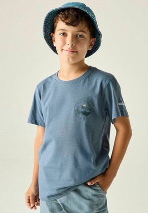 Regatta, REGATTA BOSLEY SHORT SLEEVED GRAPHIC T-SHIRT UNISEX - T-Shirt print - china blue