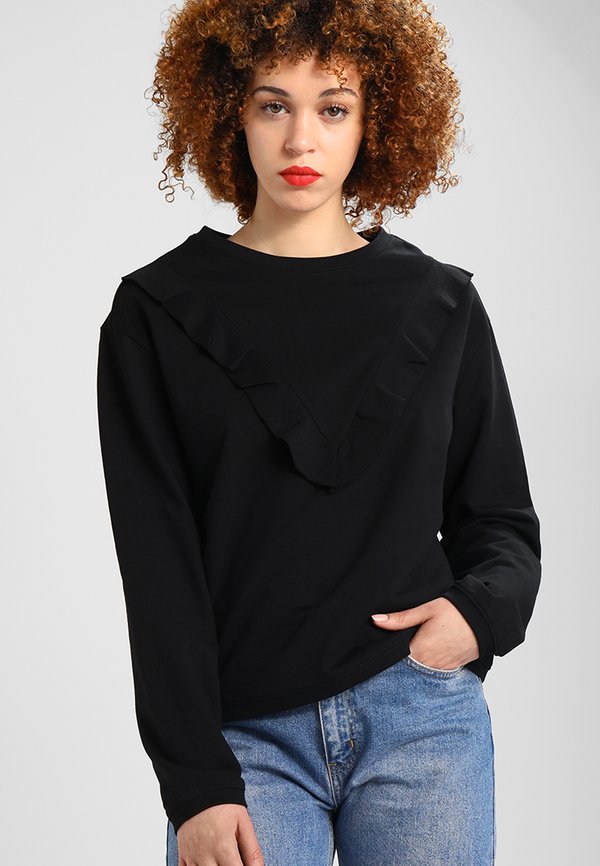 LADIES TERRY VOLANT CREW - Sweatshirt