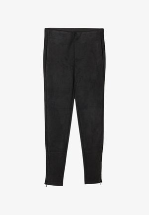 VELOURSOPTIK - Legginsy - black